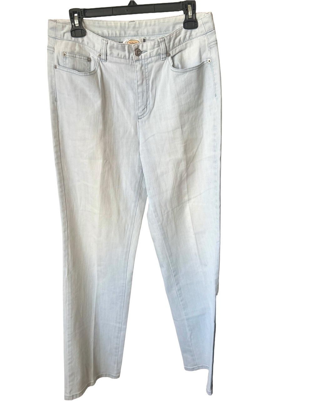 Talbots Straight-Leg Jeans in Light blue Sz 8